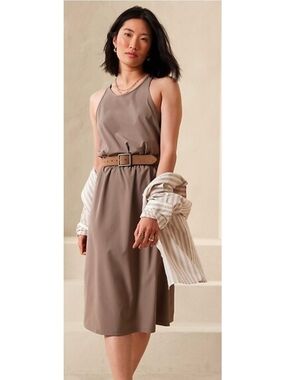 Banana Republic Active Twist Racer Back Midi Dress